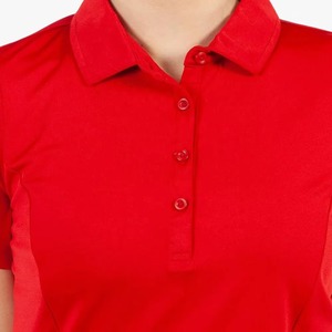 Polos respirants personnalisés pour femmes, vente en gros, chemises de golf vierges pour femmes, t-shirts de tennis à manches courtes col montant pour femmes, en vrac - Product Image 5