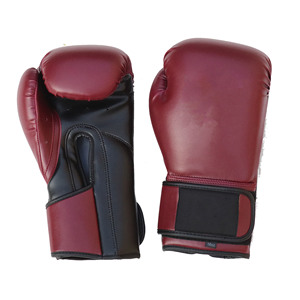 Gants de boxe en cuir premium avec fentes pour les doigts et fermeture auto-agrippante au poignet pour adultes, entraînement et fitness. - Product Image 4