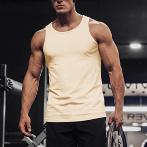 Débardeur décontracté pour hommes, sans manches, pour fitness, entraînement, course à pied, gym, tissu confortable en mélange de coton, vêtements élégants - Product Image 5