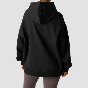 2026 <b>Women</b> Oversized Hoodies Custom Logo <b>Fleece</b> Pullover <b>Tops</b> Sweaters Casual Fashion Outfits <b>Women</b> Hoodies - Product Image 4