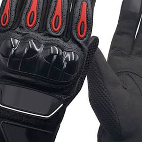 Guantes de Motociclismo de Protección, Guantes de Motocross de Cuero con Recubrimiento de PU, Dedos Completos, Logotipo Personalizado - Product Image 4