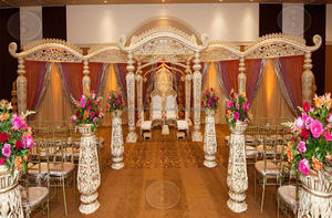 Estilo Contemporáneo Boda Mandap Decoraciones Elegante Boda Configuración - Product Image 6