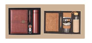 Ensemble cadeau d'affaires en cuir gaufré très demandé, stylo personnalisé, porte-clés, porte-cartes, cadeau promotionnel disponible au meilleur prix, Liviya - Product Image 2