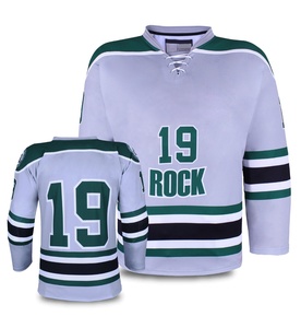 Calidad superior Precio al por mayor Nombre del equipo personalizado Jersey de hockey sobre hielo Uniforme Camisa de hockey Tela de Jersey de hockey sobre hielo de alta densidad - Product Image 6