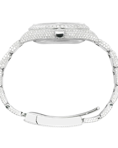 Reloj Mecánico de Lujo para Hombre, Caja de Acero Inoxidable, Correa de Goma, Cristal de Zafiro, Cronógrafo, Esfera Analógica de 43 mm, Forma Poligonal - Product Image 3