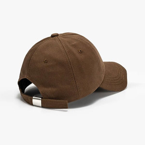 Casquettes de baseball bicolores Hiblan à 5 panneaux avec logo personnalisé OEM ODM, broderie 3D, structure rigide, 100 % coton, boucle métallique, chapeaux de sport à pois - Product Image 4