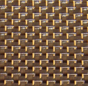 Tela de fibra de carbono con brillo dorado de 200 g/m² - Product Image 3