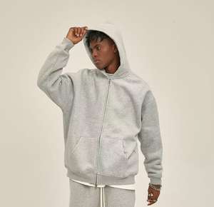 Sudaderas con Cremallera para Hombre de Alta Calidad 2026, 100% Algodón, Forro Polar, Antiarrugas, Transpirables, de Secado Rápido, Bordadas y Personalizables - Product Image 5