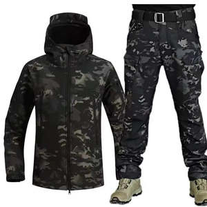 Ropa de Camuflaje Personalizada de Alta Calidad para Hombre, Traje Táctico en Negro, Uniformes de Seguridad Directo de Fábrica - Product Image 3