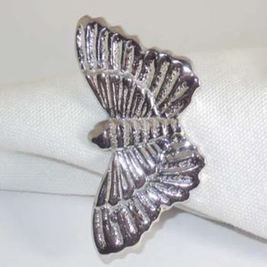 One <b>Handed</b> Operation Weighted Pomegranate Topper Paper Towel <b>Holder</b> Stainless Steel Paper Accessories Napkin <b>Rings</b> - Product Image 2