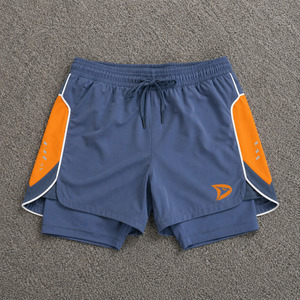 Men’s 2 in 1 Pickleball Shorts Quick Dry 4 Way Stretch <b>Compression</b> Liner Gym Athletic Shorts Manufacturer - Product Image 1