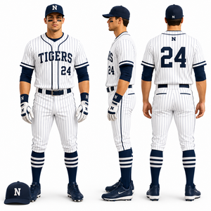 2026 Custom Sublimated Baseball Uniform Set Premium Quick Dry Polyester Baseball Jersey and Pants Breathable Moisture Wicking - Product Image 4