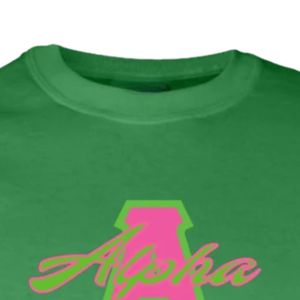 Sudadera Verde Gráfica de Manga Larga con Cuello Redondo, Jersey Casual Deportivo para Mujer, Parte Superior con Puños Acanalados y Diseño Estampado, Moda Cotidiana - Product Image 6