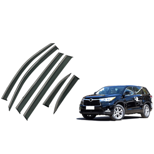 6 Visores para Ventanas de Coche para Toyota Highlander 2015-2021, Deflectores de Viento, Protectores de Lluvia - Product Image 1