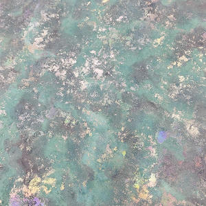 หนังแกะชั้นบนสุด หนังแกะฟอกแบบไม่ใช้โครเมียม ลายดอกไม้สีทองและสีเงินหลากสีสัน - Product Image 3