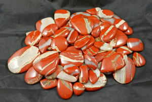 High Quality Cabochons Natural <b>Red</b> Jasper Healing Crystal Gemstones for Jewelry Making for <b>Bead</b> Ring Designs Wholesale Lot - Product Image 5