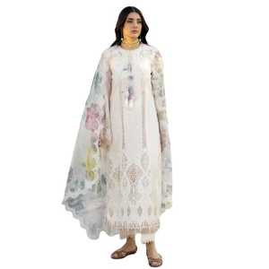Nuevos Trajes Formales de Salwar Kameez Pakistaníes para Mujer 2026, Vestidos de Verano de Tela Lawn para Fiestas, Venta al Por Mayor - Product Image 1