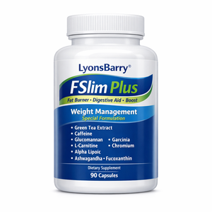 FSlim Plus, Quemador de Grasa, Ayuda Digestiva, Favorece el Control de Peso, Fórmula Especial, Extracto de Té Verde, Cafeína, Glucomanano, Garcinia - Product Image 2