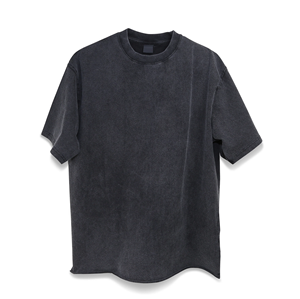 Nouveau T-shirt Streetwear Oversize en Coton Épais Délavé à l'Acide, Effet Soleil, Personnalisable, Respirant pour Homme - Product Image 6