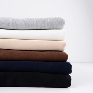 <b>Women's</b> <b>Navy</b> Crew Neck Sweatshirt Full Sleeve Knitted Solid Color Autumn Wear 100% Cotton Casual Style - Product Image 5