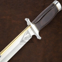 Beliebte Neue Bowie-Messer aus Edelstahl mit Holzgriff, DIY Anpassbare Größe, Leichtgewichtig, OEM Private Label, Hochwertig