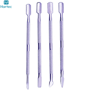 High-Quality Manicure & Pedicure Grooming <b>Tools</b> New Trendy Dual End Durable Professional Stainless Steel Cuticle Nail Pushers - Product Image 2