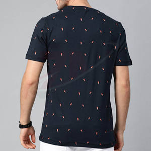 Camisetas Lisas de Cuello Redondo de Algodón 100% de 220 GSM de Peso Pesado con Diseño de Logotipo Personalizado para Hombre, ODM y OEM - Product Image 4