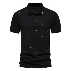 Camisetas de Golf Deportivas de Punto Casual de Manga Corta para Verano, con Logotipo Personalizado, Costuras de Color, Tallas Grandes, para Hombre, de Poliéster/Algodón, de Secado Rápido - Product Image 5