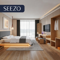 Nouvel ensemble complet de mobilier commercial pour hôtel, mobilier de chambre d'hôtel, ensembles de chambre à coucher à prix réduit, cadre de lit king size, ensemble de mobilier de chambre d'hôtel