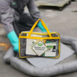 Kit Universal para Derrames de 30L, Caja Transparente, Kit de Limpieza de Derrames de Aceite y Químicos, Absorbente Industrial Portátil de Seguridad para Almacenes y Fábricas - Product Image 3