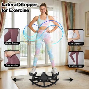 Stepper Professionale con Monitor LCD, Fasce di Resistenza per Cappotti da Donna, Tappetino Antiscivolo, Stepper Laterale Basculante per Esercizi - Product Image 2