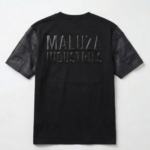 T-shirt pour homme de style décontracté, col rond, avec logo brodé, surdimensionné, de qualité supérieure, en tissu piqué de coton, conçu par des designers de mode - Product Image 2