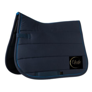 Tapis de selle classique anglais haut de gamme personnalisé pour dressage, saut d'obstacles et équitation western, en polaire respirante, vente en gros - Product Image 1