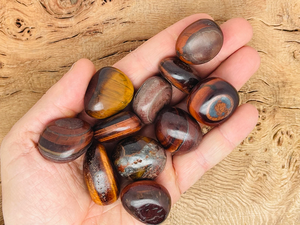 Piedras Talladas de Ojo de Tigre Rojo de 20-30 mm, Forma Irregular, Venta al por Mayor, Reiki, Feng Shui, Amuleto, Decoración del Hogar, Origen Gujarat - Product Image 5