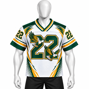 Fábrica de camisetas de fútbol americano para adultos más vendidas a bajo precio, camiseta de aficionado al fútbol americano para hombre - Product Image 6