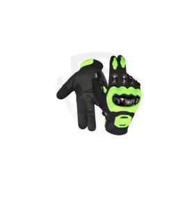 Gants de moto en cuir à doigts complets pour l'hiver, design personnalisé, compatibles écran tactile, en polyester, imperméables, coupe-vent, respirants, à séchage rapide - Product Image 2