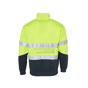 เสื้อทำงานคุณภาพสูงแบบสั่งทำพิเศษ พร้อมซิป ¼ ตัว ระบายอากาศได้ดี ราคาขายส่ง - Product Image 2