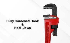 Heavy Duty Adjustable Pipe Wrench Plumbing <b>Tool</b> for Pipe Grip Industrial Maintenance Repair <b>Hand</b> <b>Tool</b> for Workshop Use - Product Image 5