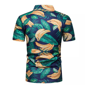 Camisa Polinesia Personalizada con Diseño Clásico de Cuello Camp Collar y Bolsillo Sin Costuras, Patrón a Juego, Venta al Por Mayor Sialkot - Product Image 3