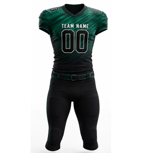 Uniforme de Fútbol Americano Personalizado con Logotipo, Unisex, Corto, Tela Suave, Transpirable, Absorbe la Humedad, Diseño Personalizado, Venta en Línea - Product Image 2