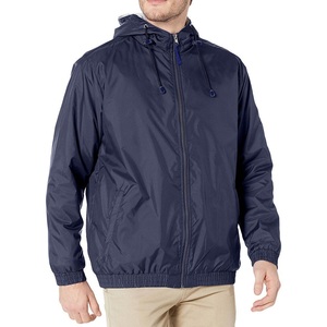 Hot Selling <b>Men's</b> Winter Windbreaker <b>Jacket</b> Rainproof Hooded Lightweight Softshell Outdoor <b>Canvas</b> Casual Polyester Shell Zipper - Product Image 3