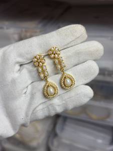 Wholesale Geometric Pearl Necklace <b>for</b> <b>Women</b> Luxury Statement Pearl <b>Choker</b> Bridal Indian Wedding Fashion Jewelry - Product Image 5