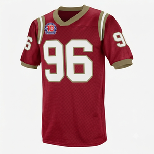 Diseño profesional personalizado 100% poliéster fútbol americano Jersey Ultimate Comfort manga corta transpirable impreso Technics - Product Image 1
