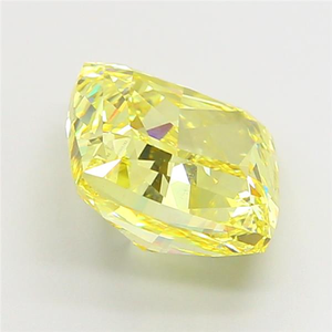 Diamante Amarillo de Laboratorio con Corte Cojín, Certificado por IGI, de 4 a 5 Quilates, Corte Excelente, para Fabricantes de Anillos de Compromiso Personalizados - Product Image 2