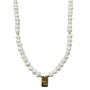 Collar de Perlas de Agua Dulce de Diseño Exclusivo para Mujer, Marca Goodbuck Lucky, Estilo Ligero y Lujoso, Collares con Colgante Sencillo y Moderno - Product Image 5