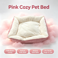 Lit pour chien en mousse de bambou confortable et sûr, toutes saisons, prix d'usine, coussin amovible lavable, écologique, pour petits, moyens et grands chiens