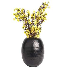 Jarrón de Flores Nórdico de Aluminio Dorado, Jarrón Cónico de Metal para Plantas de Mesa, Diseño Simple, Jarrones Dorados para Decoración del Hogar - Product Image 3