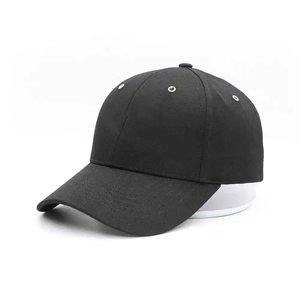 <b>Black</b> <b>Baseball</b> <b>Cap</b> Adjustable Strap Hat Curved Brim Casual Sports <b>Cap</b> for Teamwear Promotion - Product Image 4