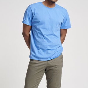High Quality <b>Mens</b> 100% Cotton Custom DTG Embroidered Logo <b>Silk</b> Screen Printed Formal Short Sleeve Anti-Pilling T-<b>Shirts</b> - Product Image 2