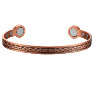 Pulsera de terapia magnética de cobre para aliviar el dolor de la artritis, brazalete biomagnético ajustable, pulsera de energía curativa, joyería - Product Image 5